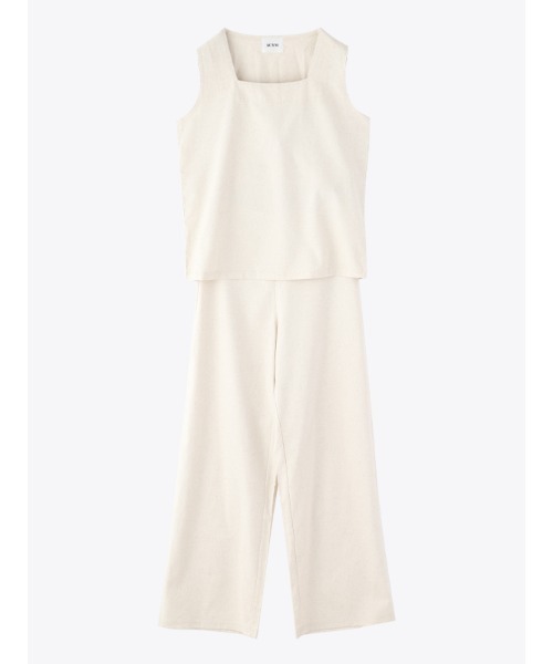 ACYM サロペット ACYM（アシーム）の「Loose linen SETUP（サロペット