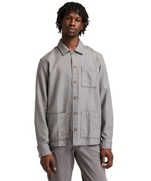メンズ 長袖 ユーティリティ オーバーシャツ