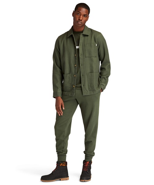 Timberland（ティンバーランド）の「メンズ 長袖 ユーティリティ オーバーシャツ（シャツ/ブラウス・メンズ・グレー/ダークカーキ・X-LARGE/SMALL/LARGE/MEDIUM/XX-LARGE）」の10枚目の写真