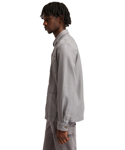 Timberland（ティンバーランド）の「メンズ 長袖 ユーティリティ オーバーシャツ（シャツ/ブラウス・メンズ・グレー/ダークカーキ・X-LARGE/SMALL/LARGE/MEDIUM/XX-LARGE）」の7枚目の写真