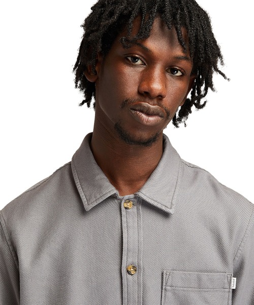 Timberland（ティンバーランド）の「メンズ 長袖 ユーティリティ オーバーシャツ（シャツ/ブラウス・メンズ・グレー/ダークカーキ・X-LARGE/SMALL/LARGE/MEDIUM/XX-LARGE）」の8枚目の写真