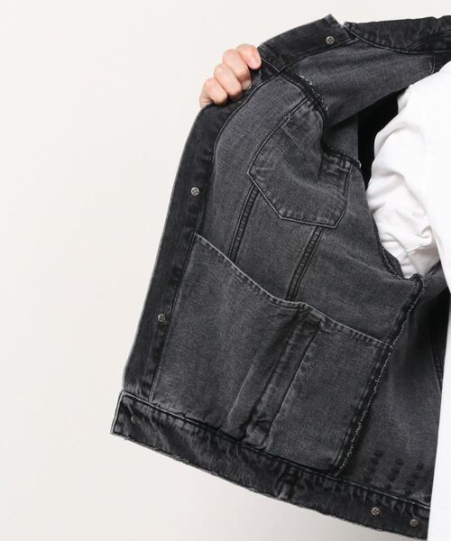 KSUBI(スビ)の「KSUBI OH G JACKET ASPHALT (5000006120)(デニムジャケット・メンズ・グレー・MEDIUM/SMALL/LARGE)」の4枚目の写真