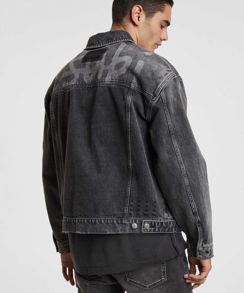 KSUBI(スビ)の「KSUBI OH G JACKET ASPHALT (5000006120)(デニムジャケット・メンズ・グレー・MEDIUM/SMALL/LARGE)」の6枚目の写真