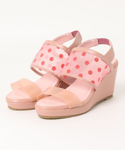 LUGG NAGG(ラグナグ)の「ダブルベルトウェッジサンダル(サンダル・レディース・ブラック/ブラック系その他/ブラウン/ピンク系その他・25.0cm/24.5cm/23.5cm/22.5cm)」の4枚目の写真