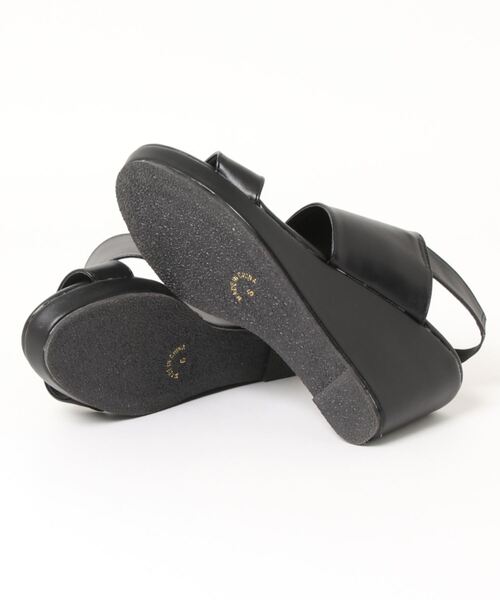 LUGG NAGG(ラグナグ)の「ダブルベルトウェッジサンダル(サンダル・レディース・ブラック/ブラック系その他/ブラウン/ピンク系その他・25.0cm/24.5cm/23.5cm/22.5cm)」の5枚目の写真