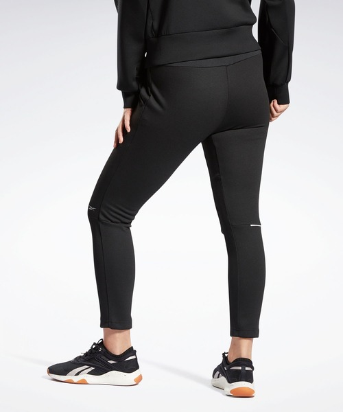 Reebok(リーボック)の「DMX トレーニング ニットパンツ / DMX Training Knit Pants(スウェットパンツ・レディース・ブラック/ヘザーグレー・SMALL/XX-LARGE/MEDIUM/LARGE/X-LARGE)」の4枚目の写真