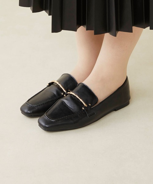 menue（メヌエ）の「【晴雨兼用】ビットローファー（ローファー・レディース・アイボリー/ブラック系その他/グレイッシュベージュ/ブラウン/ブラック/ダークブラウン/ベージュ系その他/ブラウン系その他・XS/S/M/L/LL/3L）」の19枚目の写真