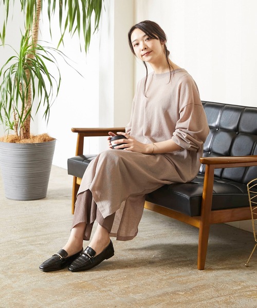 menue（メヌエ）の「【晴雨兼用】ビットローファー（ローファー・レディース・アイボリー/ブラック系その他/グレイッシュベージュ/ブラウン/ブラック/ダークブラウン/ベージュ系その他/ブラウン系その他・XS/S/M/L/LL/3L）」の10枚目の写真