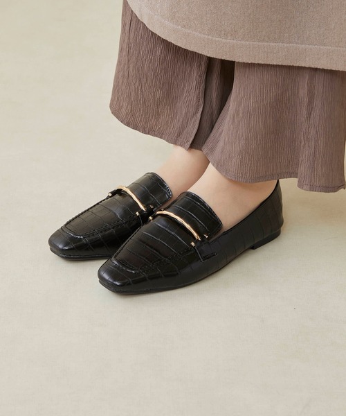 menue（メヌエ）の「【晴雨兼用】ビットローファー（ローファー・レディース・アイボリー/ブラック系その他/グレイッシュベージュ/ブラウン/ブラック/ダークブラウン/ベージュ系その他/ブラウン系その他・XS/S/M/L/LL/3L）」の15枚目の写真