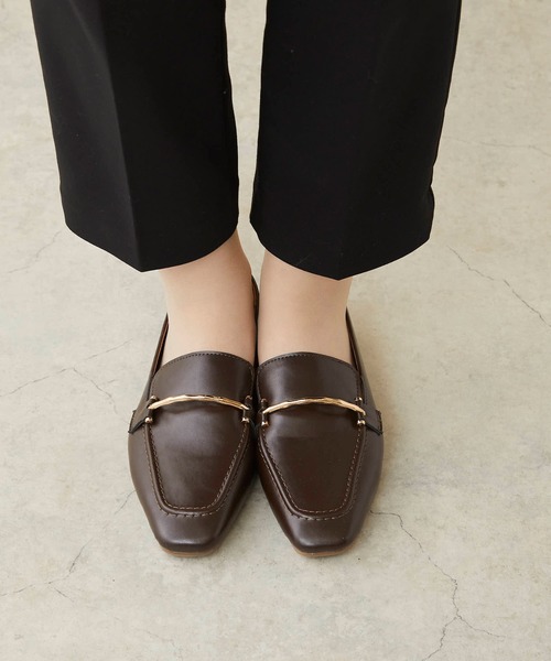 menue（メヌエ）の「【晴雨兼用】ビットローファー（ローファー・レディース・アイボリー/ブラック系その他/グレイッシュベージュ/ブラウン/ブラック/ダークブラウン/ベージュ系その他/ブラウン系その他・XS/S/M/L/LL/3L）」の11枚目の写真