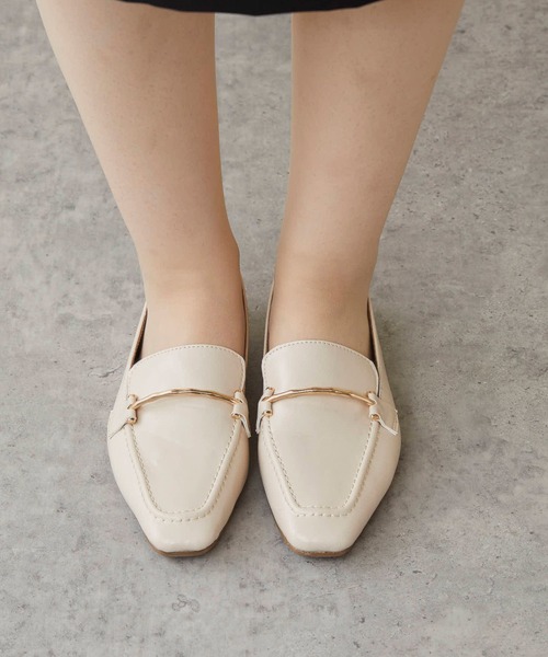 menue（メヌエ）の「【晴雨兼用】ビットローファー（ローファー・レディース・アイボリー/ブラック系その他/グレイッシュベージュ/ブラウン/ブラック/ダークブラウン/ベージュ系その他/ブラウン系その他・XS/S/M/L/LL/3L）」の9枚目の写真