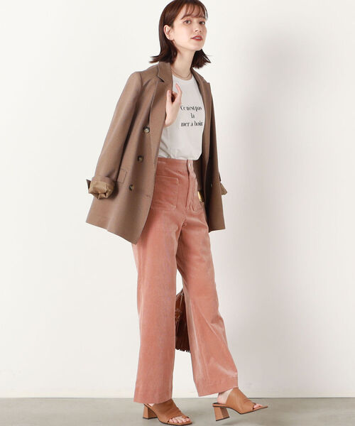 NOLLEY’S（ノーリーズ）の「ウール合繊チェックダブルジャケット（テーラードジャケット・レディース・ブラウン系その他/ベージュ系その他3・38/36）」の7枚目の写真