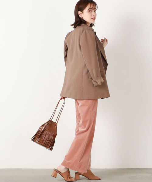 NOLLEY'S（ノーリーズ）の「ウール合繊チェックダブルジャケット