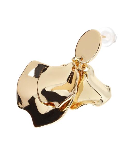 INGNI（イング）の「フラワーモチーフピアス（ピアス（両耳用）・レディース・ゴールド・ONE SIZE）」の3枚目の写真