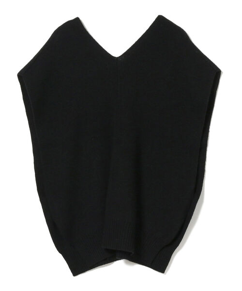 Ray BEAMS（レイビームス）の「Ray BEAMS / ビッグシルエット Vネック ベスト（ベスト・レディース・オフホワイト/ブラック・ONE SIZE）」の14枚目の写真