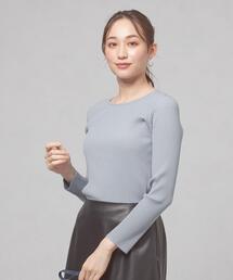 closet story | ＜closet story（クローゼットストーリー）＞カットリブ クルーネック ロングスリーブ カットソー(Tシャツ/カットソー)