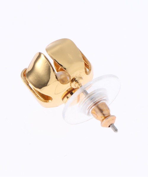 Charles Chaton（シャルルシャトン）の「LELE SADOUGHI BUTTERCUP STUD pierce（ピアス（両耳用）・レディース・ホワイト/ゴールド・FREE）」の14枚目の写真