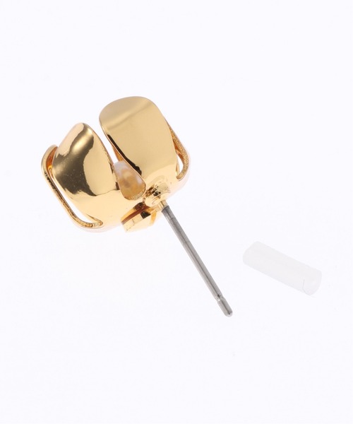 Charles Chaton（シャルルシャトン）の「LELE SADOUGHI BUTTERCUP STUD pierce（ピアス（両耳用）・レディース・ホワイト/ゴールド・FREE）」の11枚目の写真