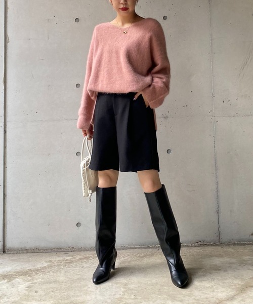 CAPRICIEUX LE'MAGE(カプリシューレマージュ)の「グルカハーフパンツ(その他パンツ・レディース・ブラック/ライトベージュ・FREE)」の11枚目の写真