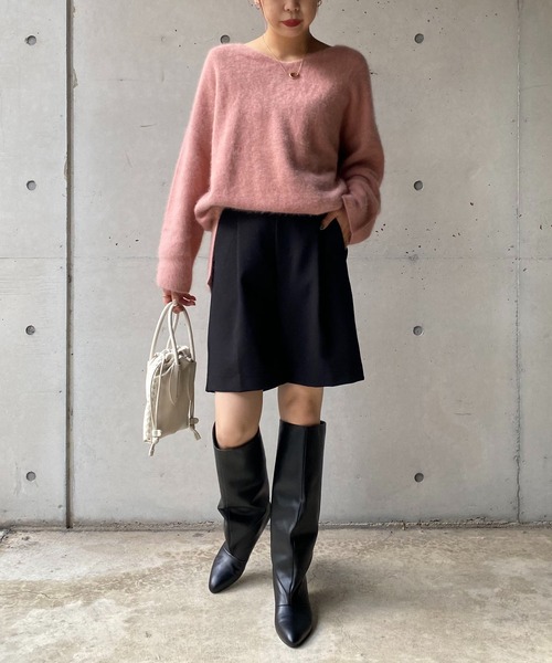 CAPRICIEUX LE'MAGE(カプリシューレマージュ)の「グルカハーフパンツ(その他パンツ・レディース・ブラック/ライトベージュ・FREE)」の14枚目の写真