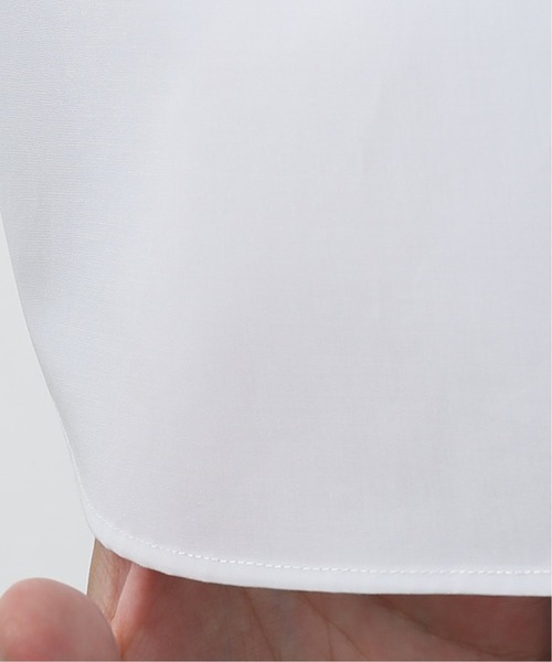 417 EDIFICE（フォーワンセブンエディフィス）の「【Essential / エッセンシャル】 shirt / シャツ（シャツ/ブラウス・メンズ・ホワイト/チャコールグレー/ベージュ/ネイビー/サックスブルー・SMALL/MEDIUM/LARGE）」の16枚目の写真