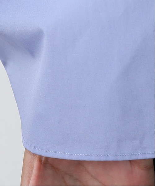 417 EDIFICE（フォーワンセブンエディフィス）の「【Essential / エッセンシャル】 shirt / シャツ（シャツ/ブラウス・メンズ・ホワイト/チャコールグレー/ベージュ/ネイビー/サックスブルー・SMALL/MEDIUM/LARGE）」の19枚目の写真