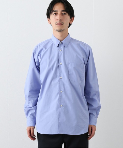 417 EDIFICE（フォーワンセブンエディフィス）の「【Essential / エッセンシャル】 shirt / シャツ（シャツ/ブラウス・メンズ・ホワイト/チャコールグレー/ベージュ/ネイビー/サックスブルー・SMALL/MEDIUM/LARGE）」の8枚目の写真