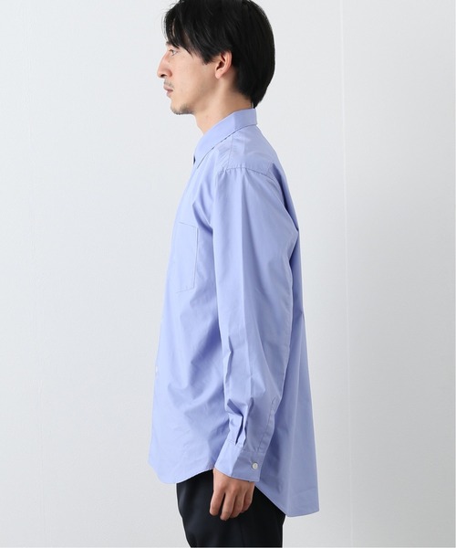 417 EDIFICE（フォーワンセブンエディフィス）の「【Essential / エッセンシャル】 shirt / シャツ（シャツ/ブラウス・メンズ・ホワイト/チャコールグレー/ベージュ/ネイビー/サックスブルー・SMALL/MEDIUM/LARGE）」の20枚目の写真