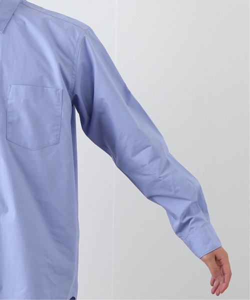 417 EDIFICE（フォーワンセブンエディフィス）の「【Essential / エッセンシャル】 shirt / シャツ（シャツ/ブラウス・メンズ・ホワイト/チャコールグレー/ベージュ/ネイビー/サックスブルー・SMALL/MEDIUM/LARGE）」の22枚目の写真