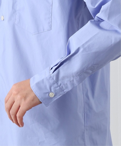 417 EDIFICE（フォーワンセブンエディフィス）の「【Essential / エッセンシャル】 shirt / シャツ（シャツ/ブラウス・メンズ・ホワイト/チャコールグレー/ベージュ/ネイビー/サックスブルー・SMALL/MEDIUM/LARGE）」の13枚目の写真