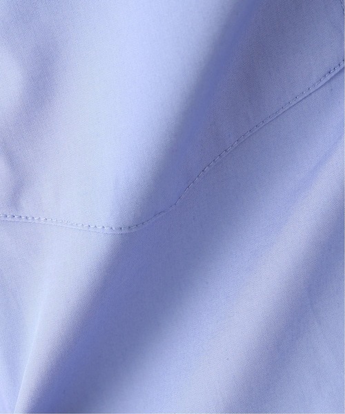 417 EDIFICE（フォーワンセブンエディフィス）の「【Essential / エッセンシャル】 shirt / シャツ（シャツ/ブラウス・メンズ・ホワイト/チャコールグレー/ベージュ/ネイビー/サックスブルー・SMALL/MEDIUM/LARGE）」の12枚目の写真