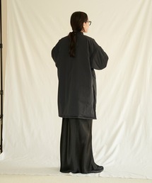 ENOF（イナフ）の「over size jacket 01 Black（ダウンジャケット