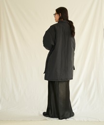 ENOF（イナフ）の「over size jacket 01 Black（ダウンジャケット