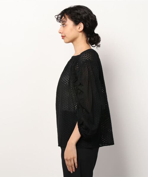 NE QUITTEZ PAS!（ヌキテパ）の「ne Quittez pas STAR HEMLA LONG SLEEVE TOP（Tシャツ/カットソー・レディース・ブラック・ONE SIZE）」の2枚目の写真