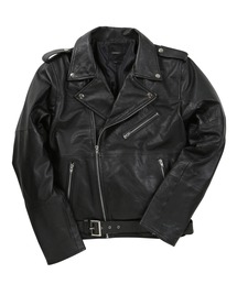 roshell（ロシェル）の「リプロダクトレザー 本革 ダブルライダース