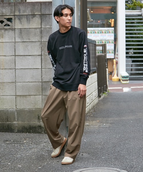 COLEMAN(コールマン)の「【Coleman×CIAOPANIC】"BACK LANTERN"アートプリント裏毛クルーネックスウェット(スウェット・メンズ・ホワイト/ブラック・MEDIUM/LARGE)」の8枚目の写真