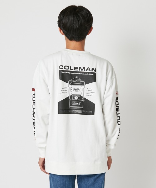 COLEMAN(コールマン)の「【Coleman×CIAOPANIC】"BACK LANTERN"アートプリント裏毛クルーネックスウェット(スウェット・メンズ・ホワイト/ブラック・MEDIUM/LARGE)」の19枚目の写真