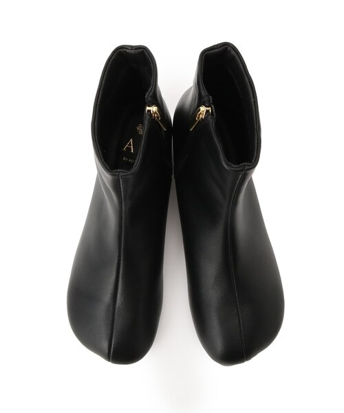 AG by aquagirl（エージーバイアクアガール）の「◆ワイドトゥショートブーツ（ブーツ・レディース・ブラック/オフホワイト・02/03）」の11枚目の写真