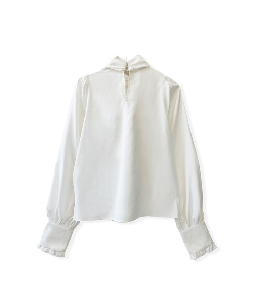 ANDGEEBEE(アンジービー)の「リボンブラウス(シャツ/ブラウス・レディース・ホワイト/ブラック・MEDIUM)」の16枚目の写真