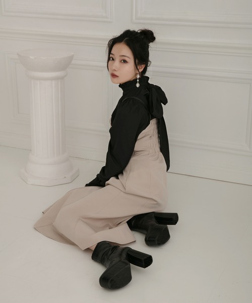 ANDGEEBEE(アンジービー)の「リボンブラウス(シャツ/ブラウス・レディース・ホワイト/ブラック・MEDIUM)」の5枚目の写真