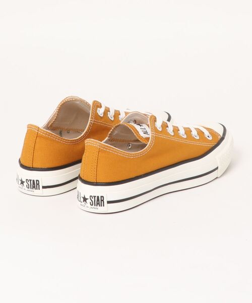 CONVERSE（コンバース）の「converse コンバース CANVAS ALL STAR J OX スニーカー【日本製】(キャンバスオールスターJOX) 31304850（スニーカー・レディース・マスタード・25.0cm/24.5cm/23.0cm/24.0cm/26.5cm/27.5cm/23.5cm/27.0cm/25.5cm/28.0cm/26.0cm）」の3枚目の写真