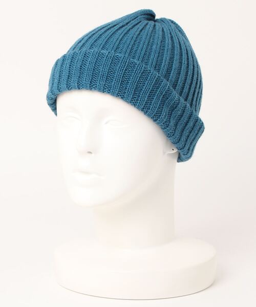 HIGHLAND 2000（ハイランドトゥーサウザンド）の「BW 2x1 Bobbycap(Double Turn Up)（ニットキャップ/ビーニー・レディース・オリーブ/ダークブラウン/グレー/ブラック/オレンジ系その他/ブルー系その他/ピンク系その他・FREE）」の5枚目の写真