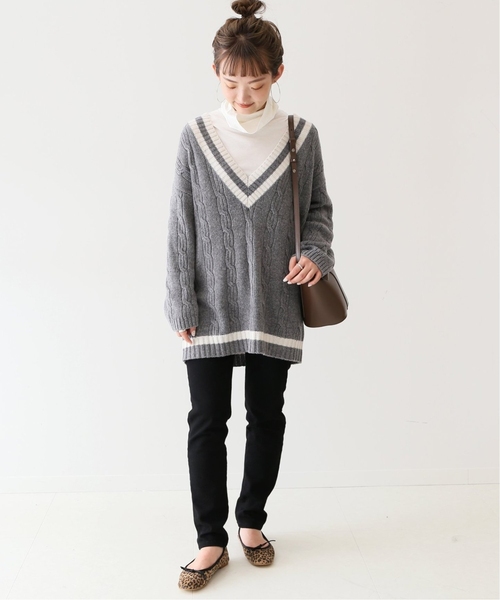 SLOBE IENA(スローブイエナ)の「《追加2》LE DENIM スキニーデニムパンツ◆(デニムパンツ・レディース・グレー/ブラック・34/38/40/36)」の4枚目の写真