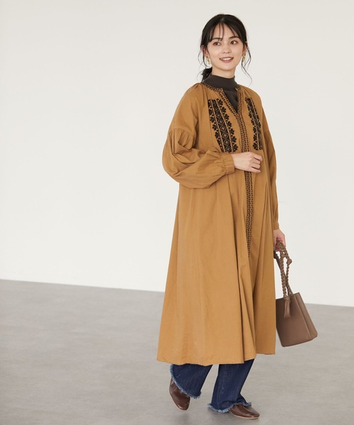 セール ボタニカル刺繍ワンピース ワンピース Craft Standard Boutique クラフトスタンダードブティック のファッション通販 Zozotown