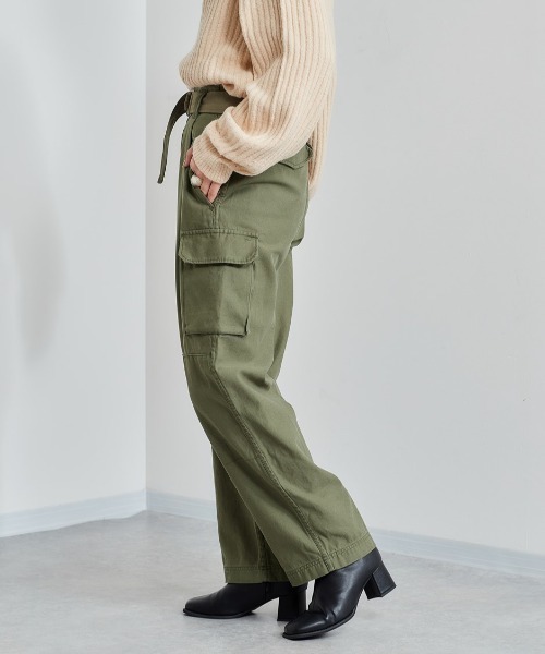 cepo（セポ）の「フレンチカーゴパンツ（その他パンツ・レディース・ベージュ/オリーブ・M/S）」の11枚目の写真