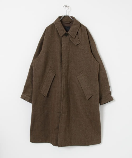 DAIWA PIER39（ダイワピア39）の「DAIWA PIER39　GORETEX TWEED SOUTIENCOLLAR（ステンカラーコート・メンズ・ブラウン/ベージュ・SMALL/MEDIUM/LARGE）」の17枚目の写真