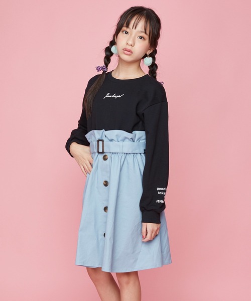 セール ベルト付きツイルドッキングワンピ ワンピース Jenni Love ジェニィラブ のファッション通販 Zozotown