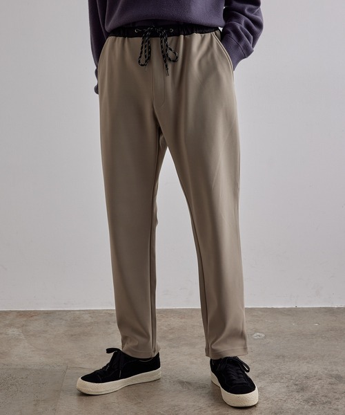 JUNRED（ジュンレッド）の「裏フリースボンディングパンツ（その他パンツ・メンズ・ネイビー/ブラック/ベージュ・LL/M/L）」の2枚目の写真