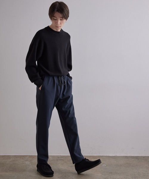 JUNRED（ジュンレッド）の「裏フリースボンディングパンツ（その他パンツ・メンズ・ネイビー/ブラック/ベージュ・LL/M/L）」の8枚目の写真