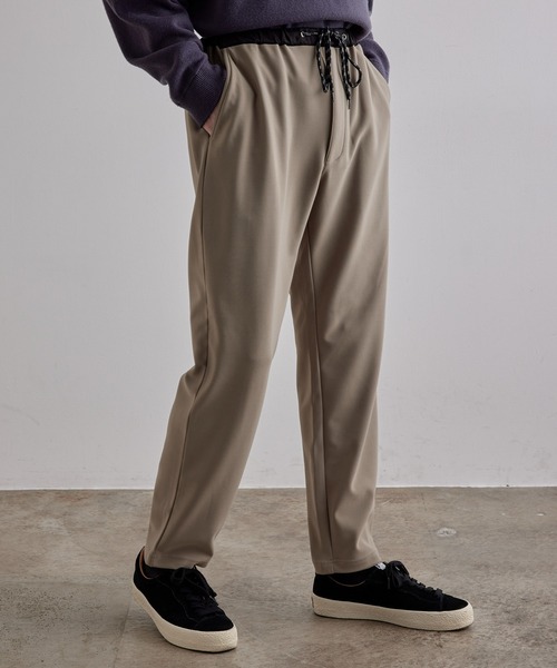 JUNRED（ジュンレッド）の「裏フリースボンディングパンツ（その他パンツ・メンズ・ネイビー/ブラック/ベージュ・LL/M/L）」の6枚目の写真